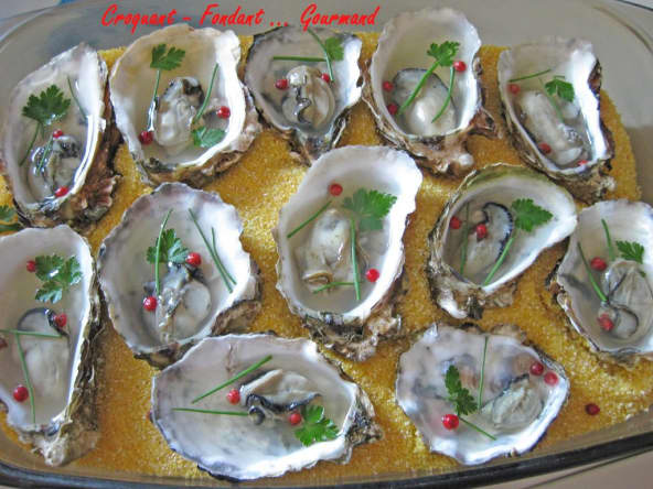Huîtres en gelée