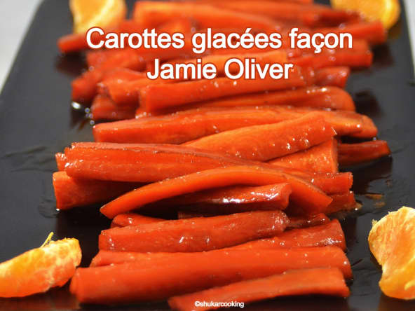 Carottes glacées au jus de clémentine
