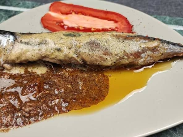 Maquereaux grillés au paprika et piment de Cayenne