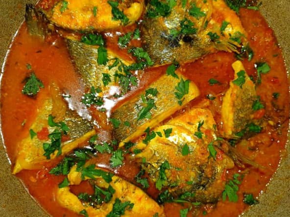 Cari de poisson au combava