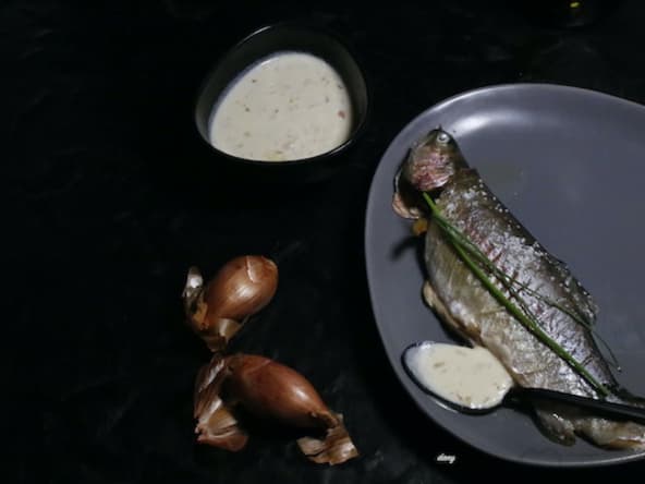 Truite au vin jaune