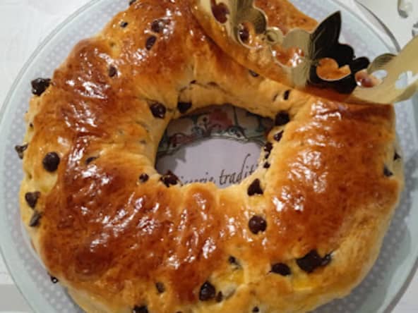 La couronne des rois aux pépites de chocolat