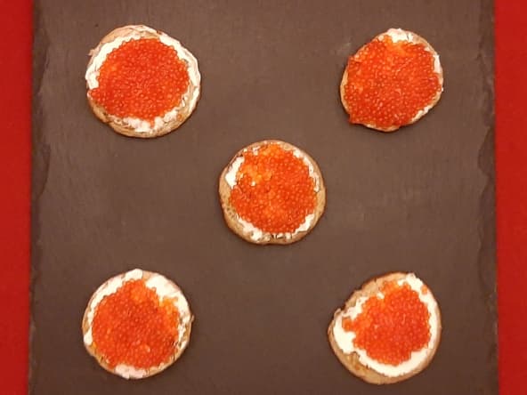 Blinis œufs de lump