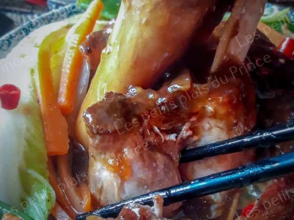 Jarret de porc braisé à la chinoise "ti pang"