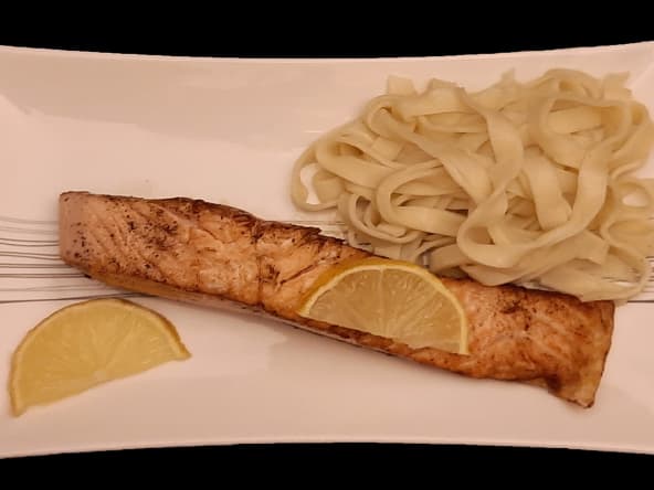 Saumon à la poêle