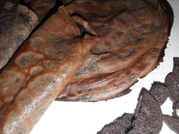 Crêpes aux Oreo