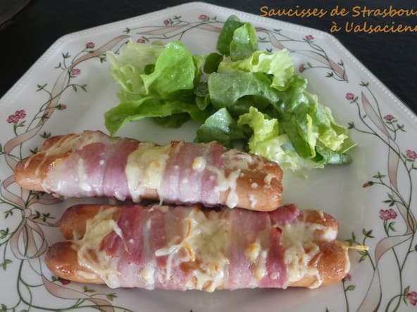 Saucisses de Strasbourg à l'alsacienne