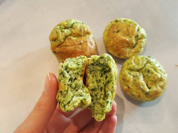 Muffins épinards