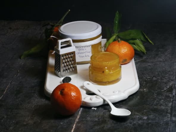 Gelée de clémentines à la fève tonka