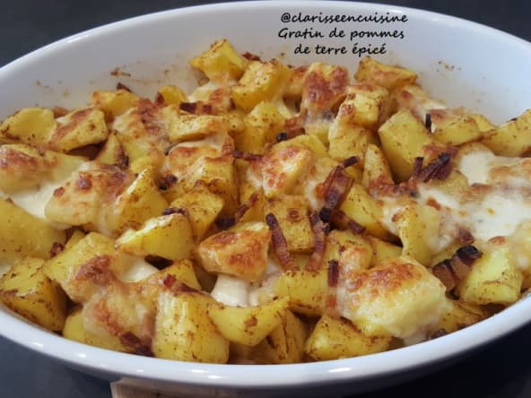 Gratin de pommes de terre épicé