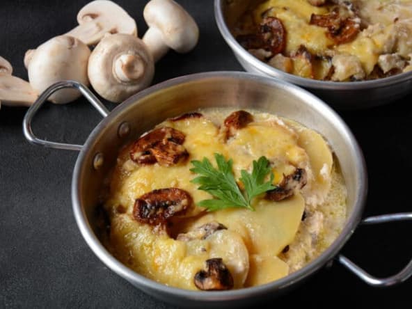 Gratin de pomme de terre navet et carotte
