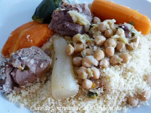 Couscous agneau et légumes