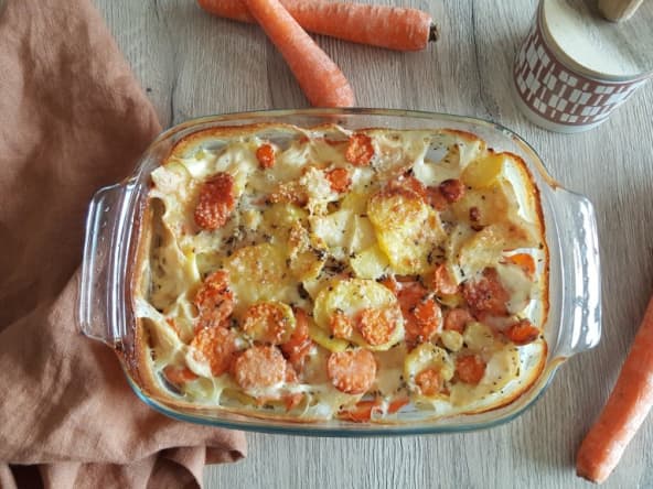 Gratin dauphinois aux légumes d’hiver