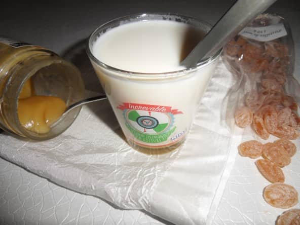 Lait miel