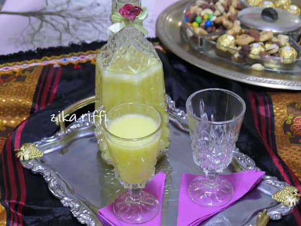 Jus de pamplemousse aux oranges et citron au miel