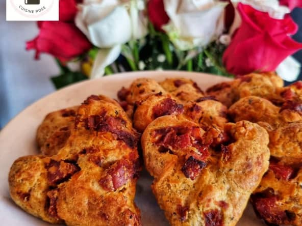 Cookies salés au chorizo et aux tomates séchées