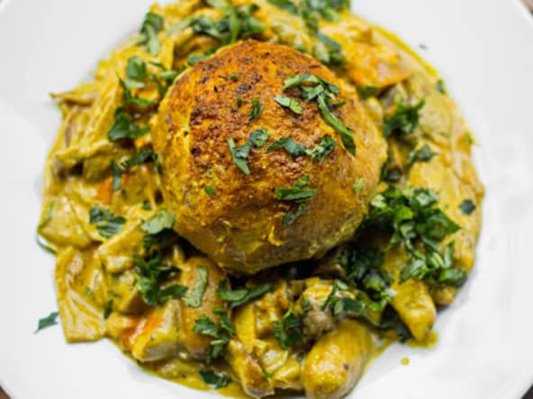 Céleri rôti au curry