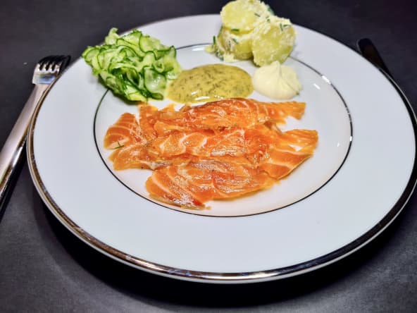 Saumon gravlax aux épices