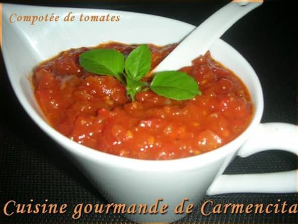Compotée de tomates