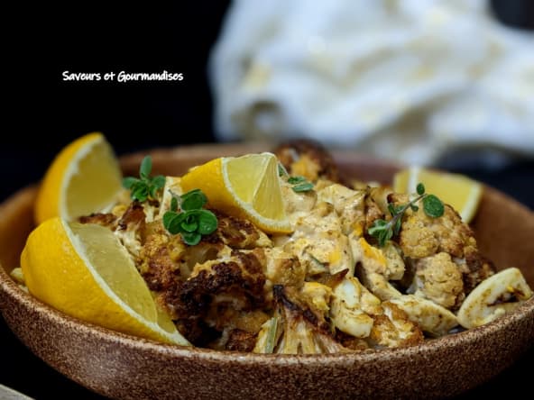Salade de chou-fleur et œufs au curry