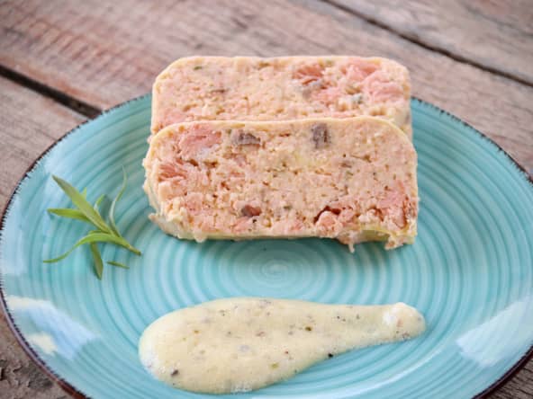 Terrine aux deux saumons à l’estragon