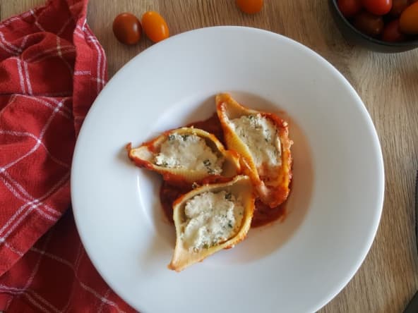 Conchiglionis thon ricotta