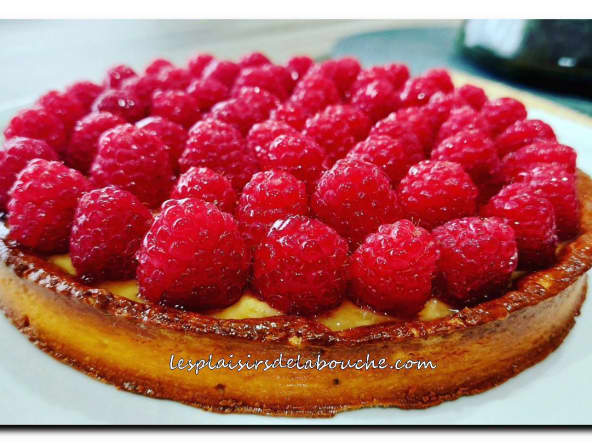 Tarte aux framboises