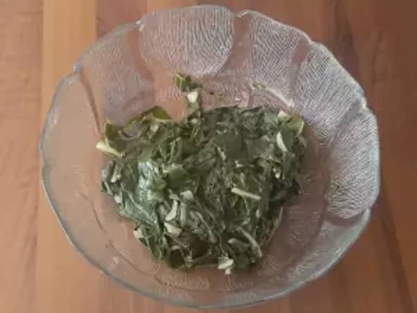 Cuisson des feuilles de blettes à la cocotte minute