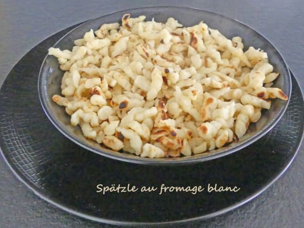 Spätzle au fromage blanc