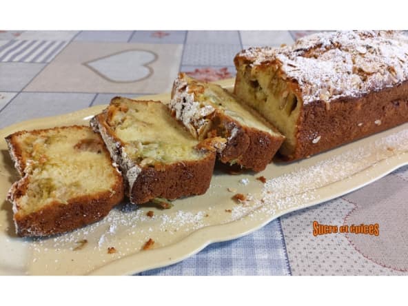 Cake rhubarbe amande