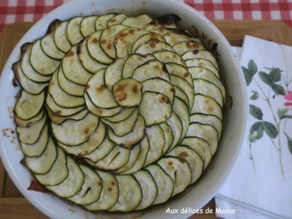 Gratin de courgettes au boeuf