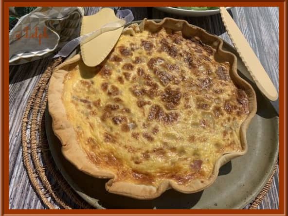 Quiche jambon fromage de Cyril Lignac