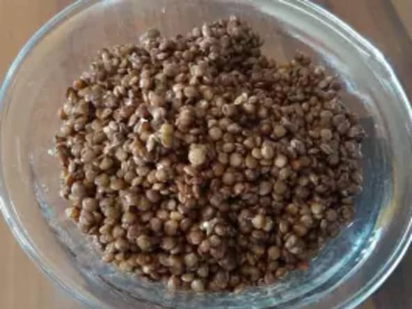 Cuire les lentilles vertes à la cocotte minute