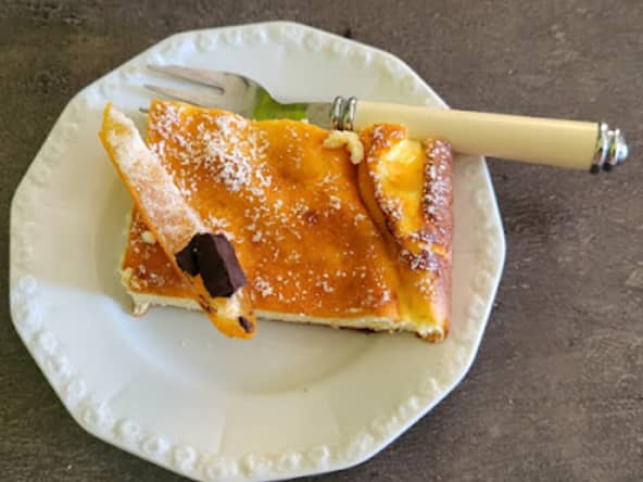 Gâteau à la ricotta, au yaourt et citron