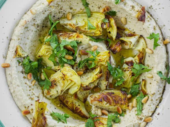 Houmous aux artichauts