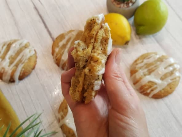 Cookies citron et graines de pavot pour un goûter