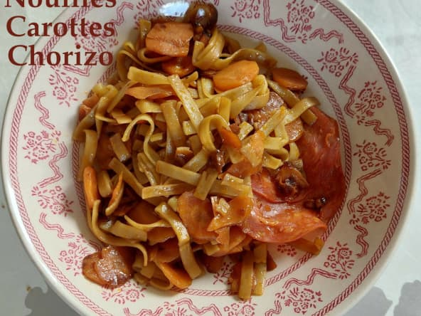 Wok au chorizo