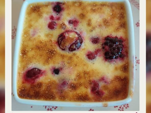 Gratin de fruits rouges