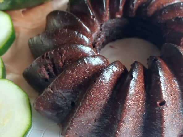 Gâteau chocolat et courgette