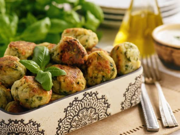 Boulettes de courgette à la feta