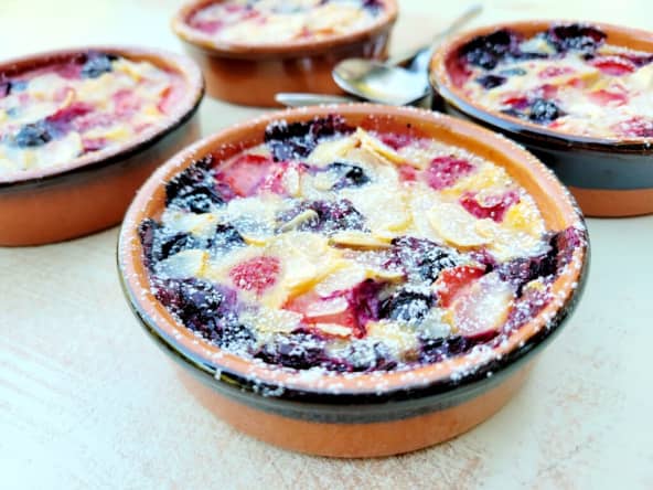 Petit gratin de fruits rouges