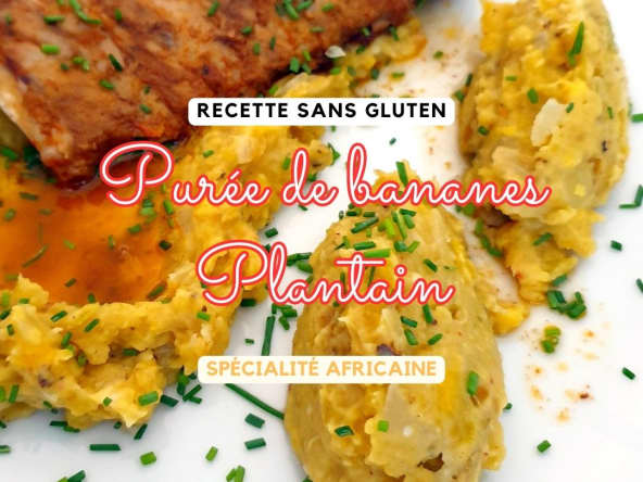 Purée de bananes plantain