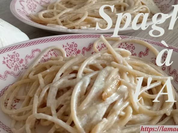 Spaghetti à l'ail