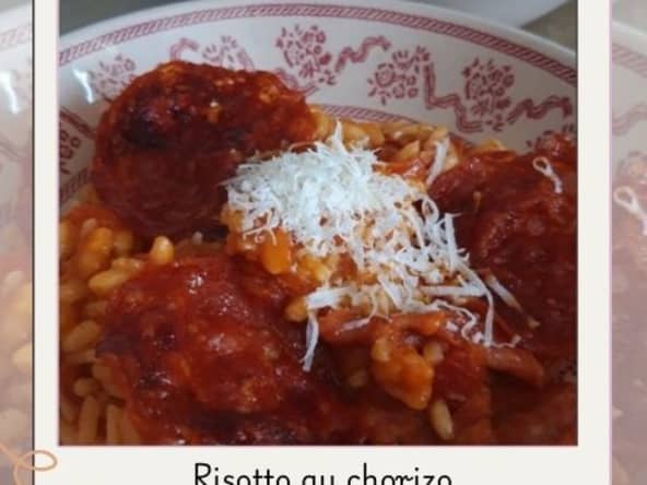 Risotto épicé au chorizo