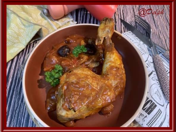 Poulet à la cacciatore