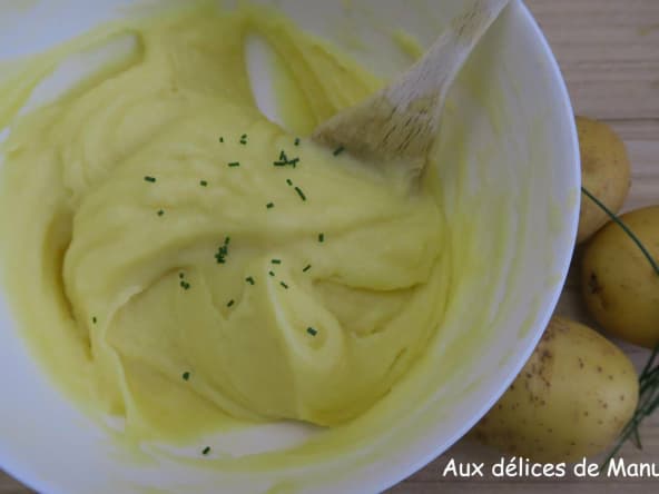 Purée de pommes de terre au beurre noisette d'après le Chef Akrame Benallal