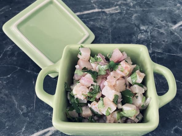 Tartare d'espadon