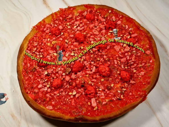 Tarte bressane aux pralines roses d'après Alain Chapel