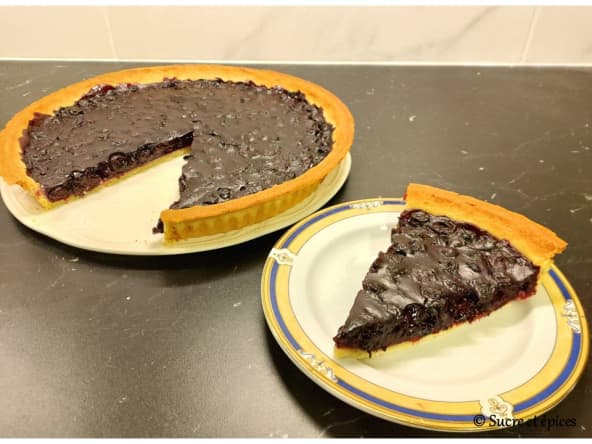 Tarte aux myrtilles