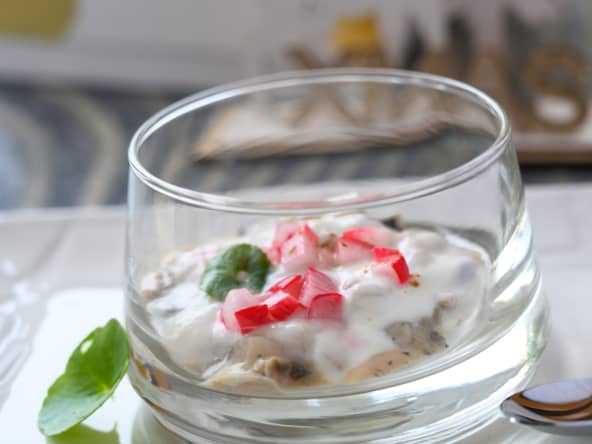 Tartare d'huîtres, d'Anne-Sophie Pic